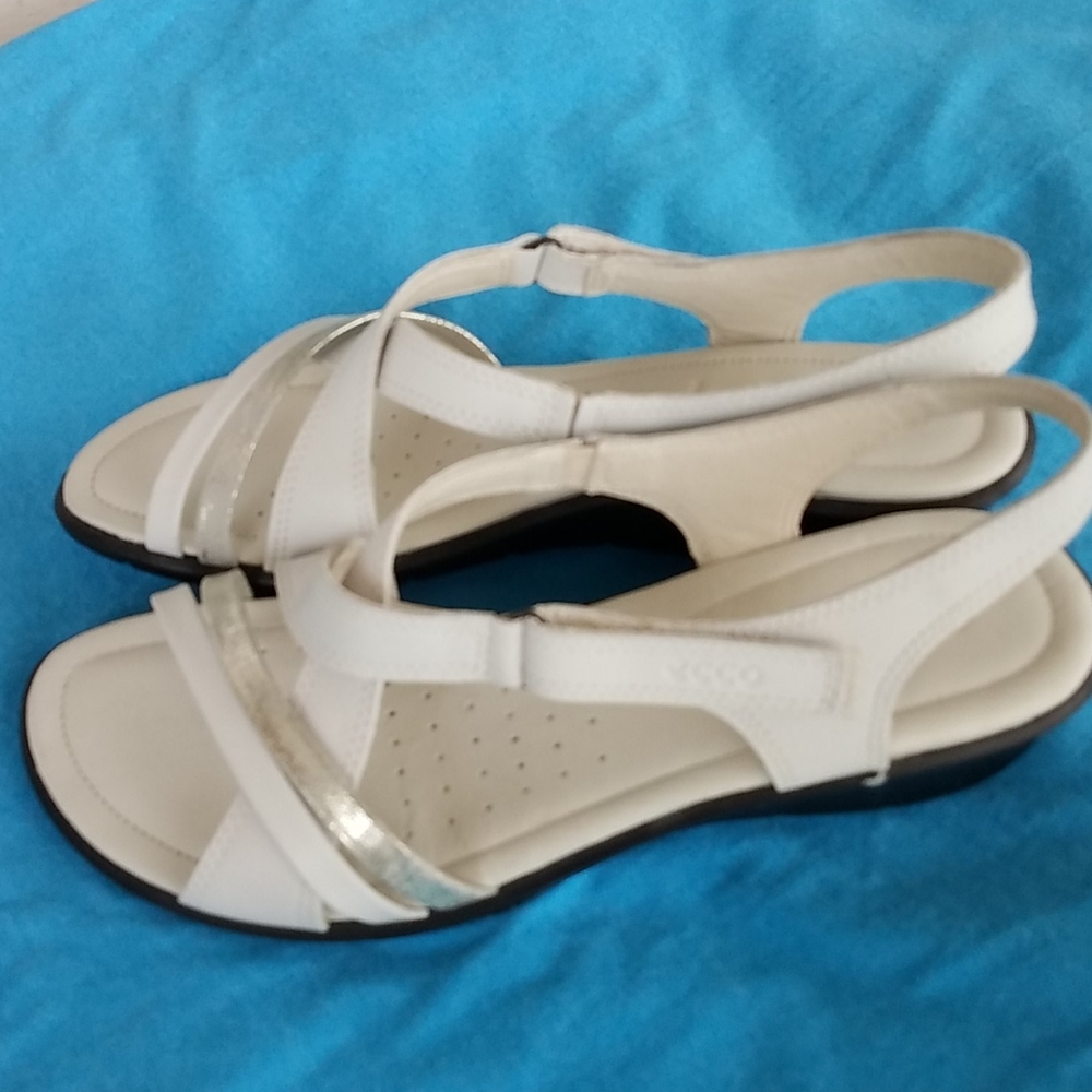 New ECCO leather Felicia sandals.